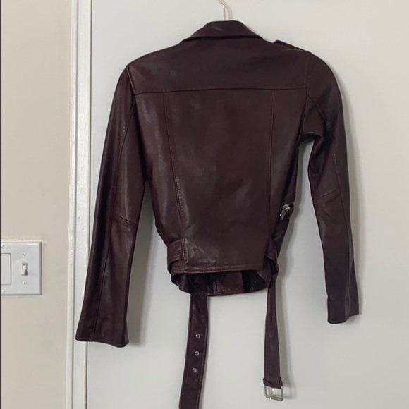 One day sale All Saints Balfren biker leather jacket - Picture 7 of 14